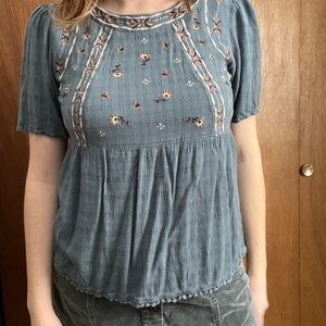 Knox Rose Embroidered Blouse